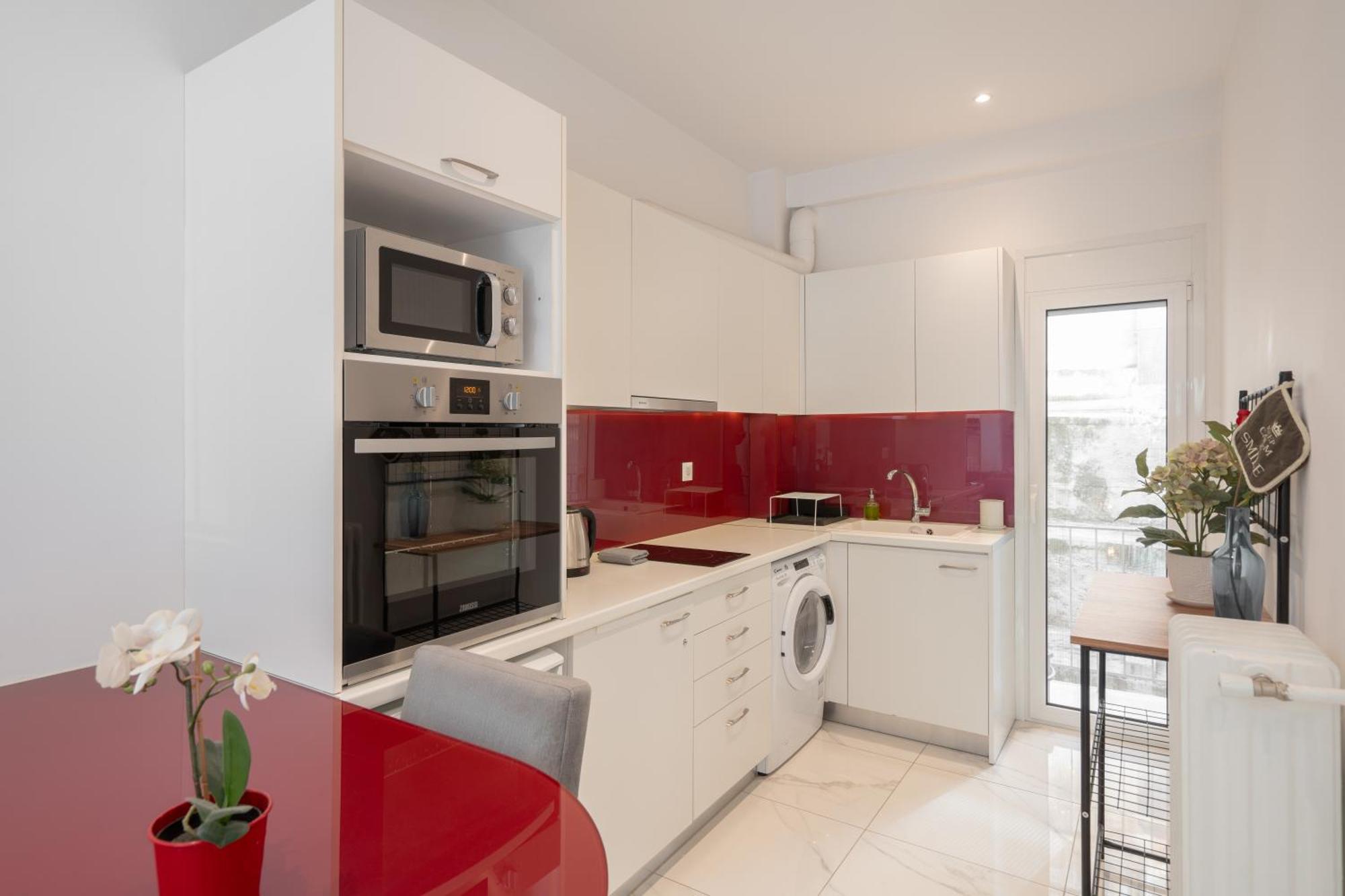 Sophisticated Modern Apt In Athens Center Exteriör bild