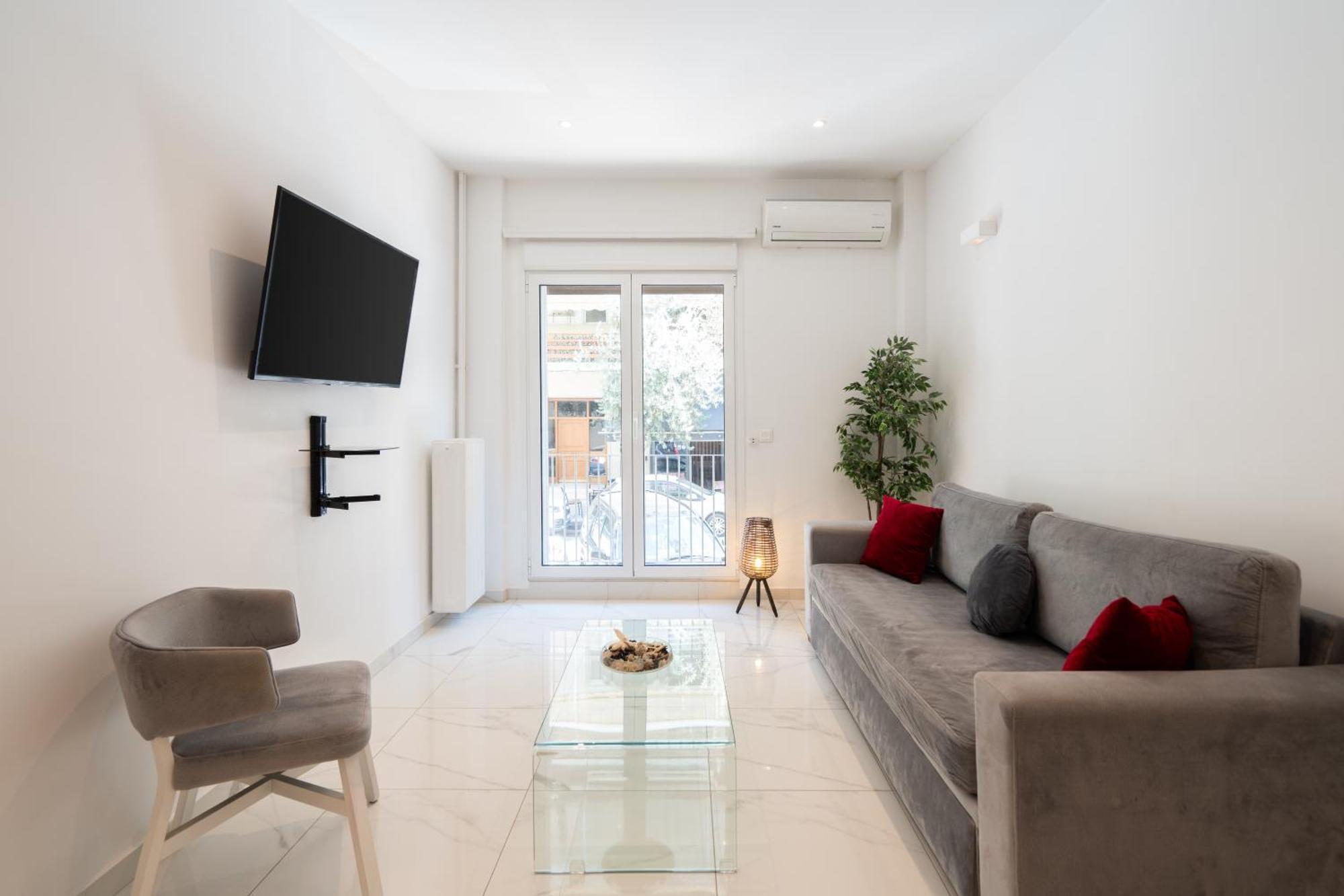 Sophisticated Modern Apt In Athens Center Exteriör bild