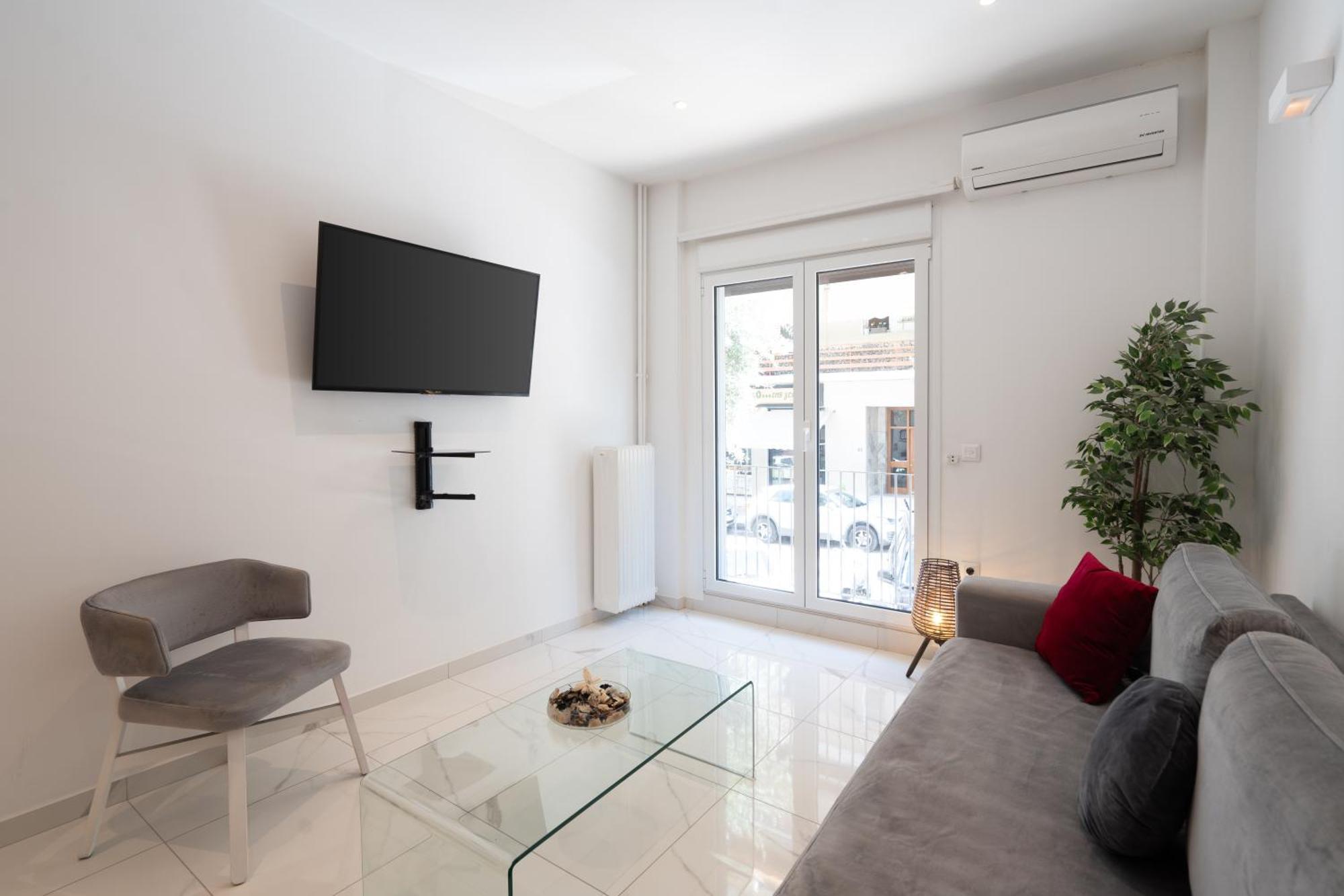 Sophisticated Modern Apt In Athens Center Exteriör bild