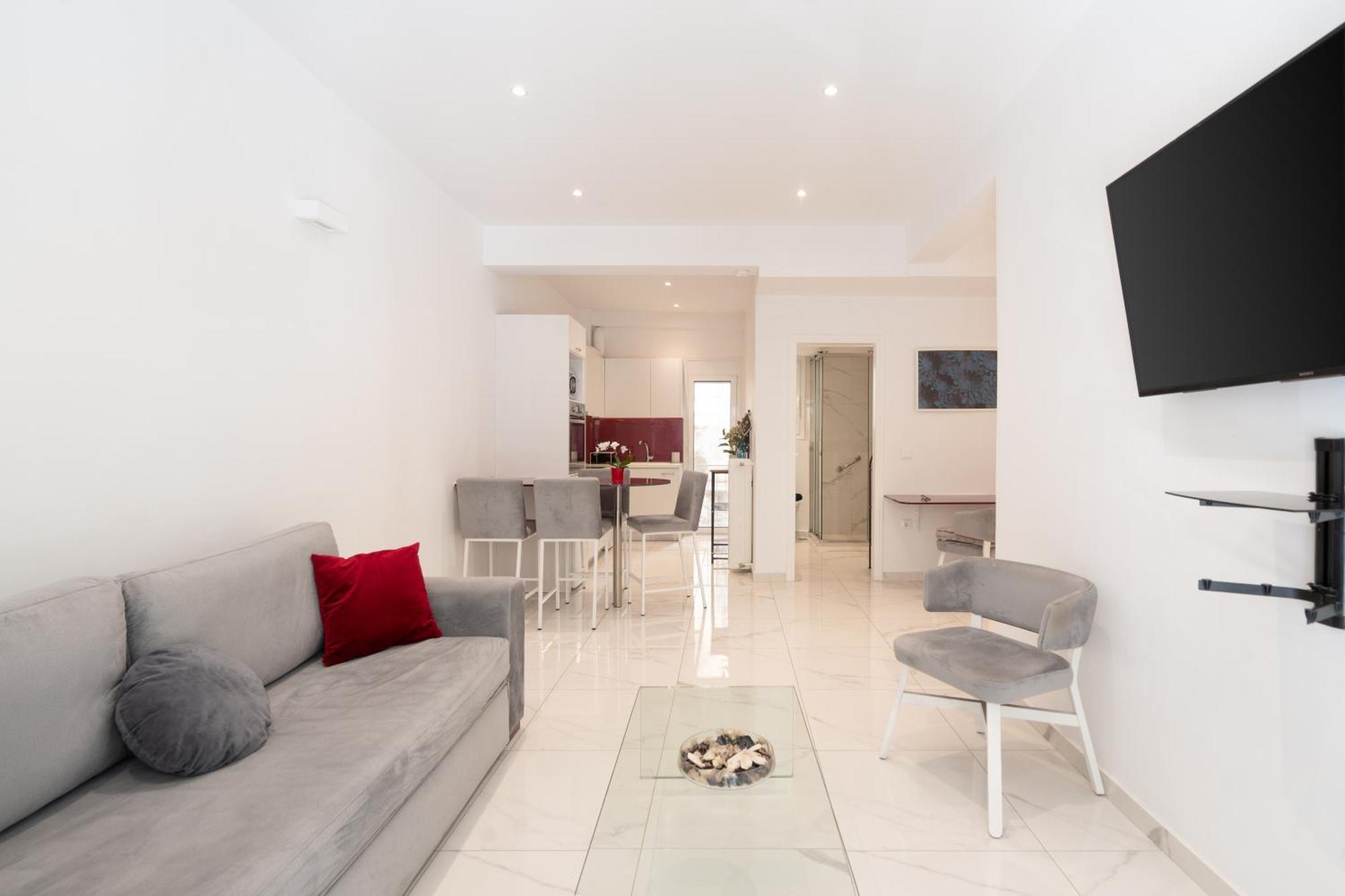 Sophisticated Modern Apt In Athens Center Exteriör bild